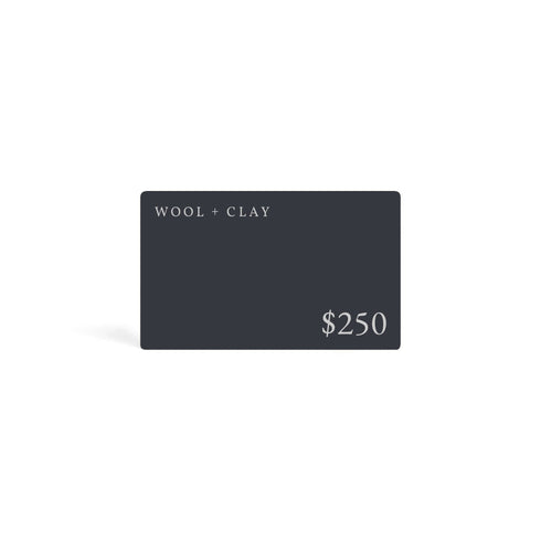 Wool+Clay Gift Card